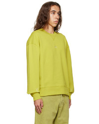A-Cold-Wall* Yellow Embroidered Sweatshirt
