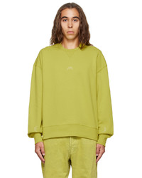 A-Cold-Wall* Yellow Embroidered Sweatshirt