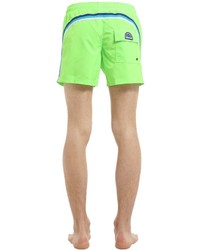 Sundek Elastic Waist Mid Length Swim Shorts