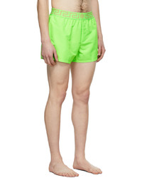 Versace Underwear Green Short Greca Swim Shorts