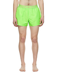 Versace Underwear Green Short Greca Swim Shorts