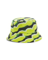 Green-Yellow Tie-Dye Bucket Hat