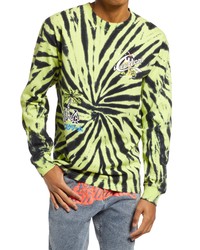 Icecream Wales Long Sleeve Graphic Tee In Neon Yellow At Nordstrom