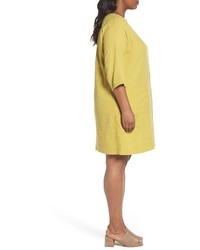 Eileen Fisher Plus Size Organic Cotton Gauze Tunic