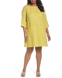 Eileen Fisher Plus Size Organic Cotton Gauze Tunic