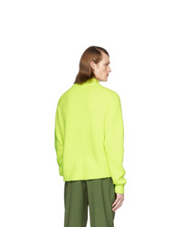 Tibi Yellow Alpaca Cozette Sweater