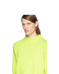 Tibi Yellow Alpaca Cozette Sweater