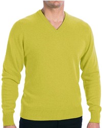 Hawick Knitwear Cashmere V Neck Sweater