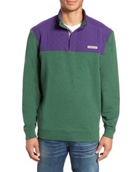 Vineyard Vines Shep Colorblock Quilted Pullover