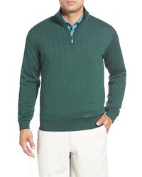 Bobby Jones Windproof Quarter Zip Merino Wool Sweater