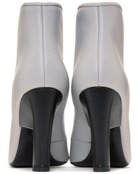 Marni Grey Pointed Half Boots