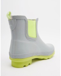 Call it SPRING Henrion Light Gray Wellington Ankle Boots