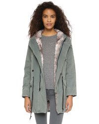Monrow Faux Fur Lined Anorak