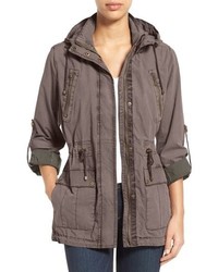 Levi's Parachute Hooded Cotton Utility Jacket, $99 | Nordstrom | Lookastic