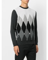 Ballantyne Diamond Patterned Sweater