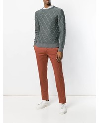 Canali Textured Diamond Sweater