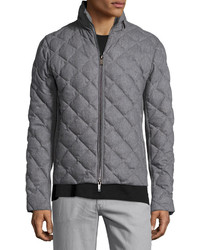 Grey Argyle Jacket