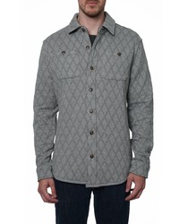 Grey Argyle Long Sleeve Shirt