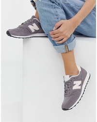 New Balance 373 Trainers In Grey Heather