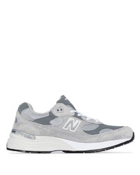 New Balance 992 Suede Mesh Sneakers