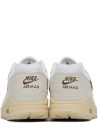Nike Beige Air Max 1 Sail Volt Sneakers