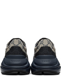 Gucci Beige Rhyton Sneakers