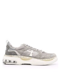 Premiata Drake 239 Panelled Low Top Chunky Trainers