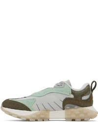 Li-Ning Gray Green Overload Sneakers