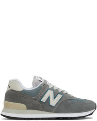 New Balance Grey 574 Low Sneakers
