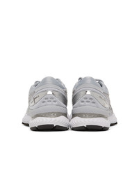 Asics Grey And Silver Gel Nimbus 22 Platinum Sneakers