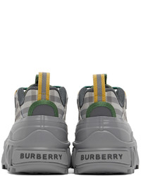 Burberry Grey Arthur Low Top Sneakers