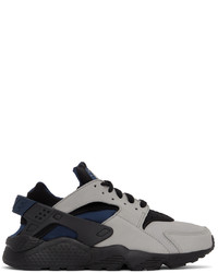 Nike Grey Black Huarache Le Sneakers