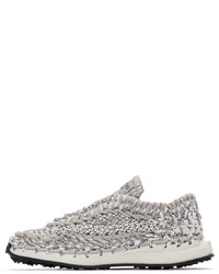 Valentino Garavani Grey Crochet Sneakers