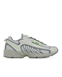 MSGM Grey Fila Edition Low Top Sneakers