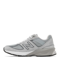 New Balance Grey Made In Us 990 V5 Sneakers