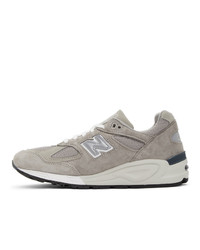 New Balance Grey Made In Us 990v2 Sneakers