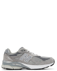 New Balance Grey Made In Us 990v3 Sneakers