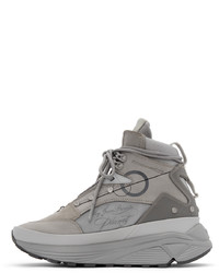 C2h4 Grey My Own Private Planet Atom Alpha High Top Sneakers