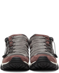Merrell 1trl Grey Red Afour Edition Moab Sneakers