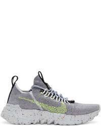 Nike Grey Space Hippie 01 Sneakers