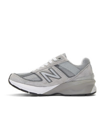 New Balance Grey Us Made 990 V5 Sneakers