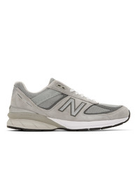 New Balance Grey Us Made 990v5 Sneakers