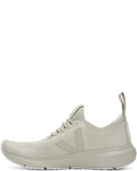 Rick Owens Grey Veja Edition Runner Style 2 V Sneakers