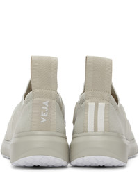 Rick Owens Grey Veja Edition Runner Style 2 V Sneakers