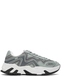 MSGM Grey Vortex Sneakers