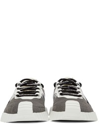 Dolce & Gabbana Grey White Ns1 Sneakers