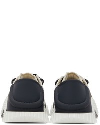 Dolce & Gabbana Grey White Ns1 Sneakers