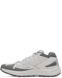 Salomon Grey White Odyssey 1 Advanced Sneakers
