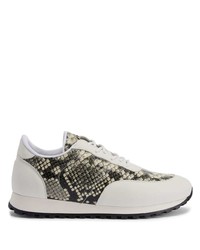 Giuseppe Zanotti Jimi Running Python Print Sneakers