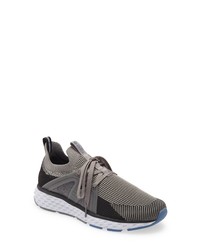 Zella Knit Running Sneaker In Grey Charcoal